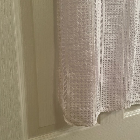 MIKOH White Ko Samui Crocheted Lace Short Sleeve Cover Up - Picture 7 of 12